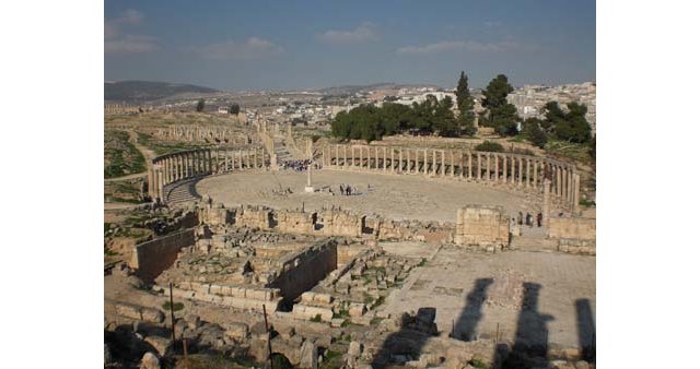 Les ruines romaines de Jérash