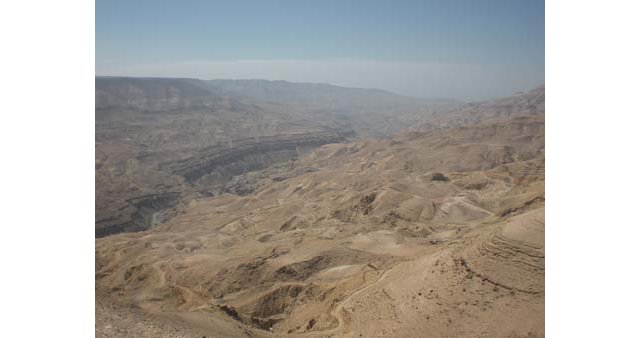 Le canyon du Wadi Mujib