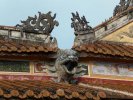Toit d'une pagode dans la Cité impériale de Hué