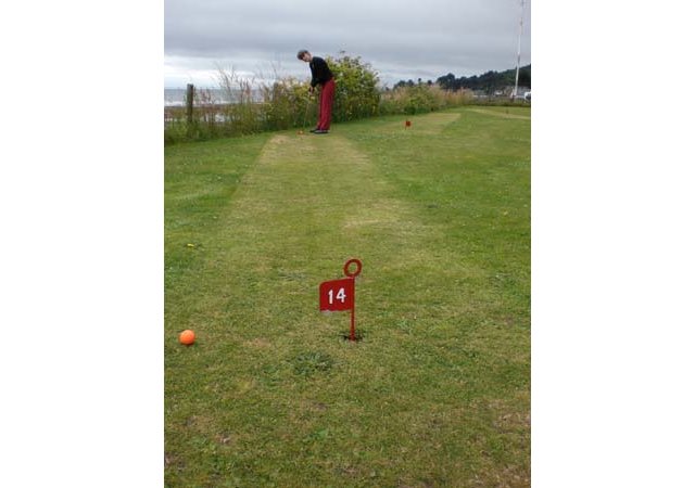 Un terrain de golf, tout ce qu'il y a de plus rudimentaire