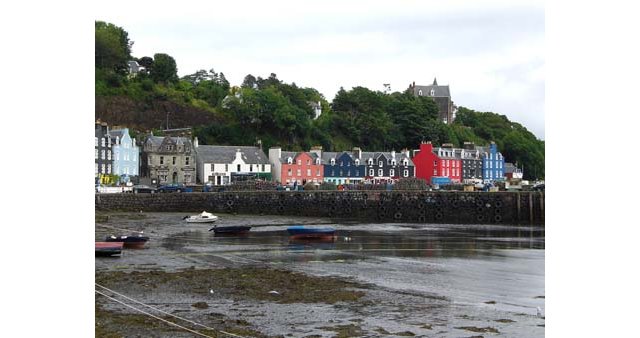 Le village de Tobermory, sur l'île de Mull