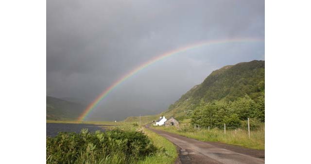 S'il ne pleuvait pas en Ecosse, il n'y aurait pas d'arcs-en-ciel...